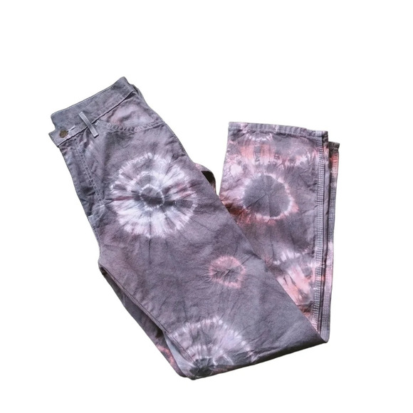 Dickie's Painter's Pants Altered with  Beach Treatment Gray Pink White 29 - Picture 1 of 10